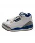 NIKE (ナイキ) AIR JORDAN 3 RETRO ホワイト×ブルー サイズ:28：13000円