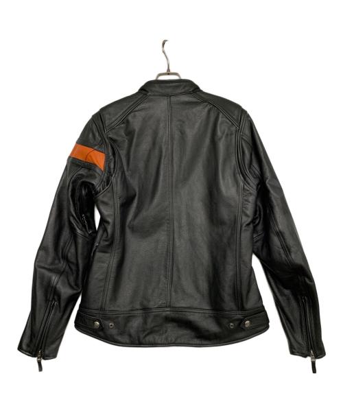 HARLEY-DAVIDSON（ハーレーダビッドソン）HARLEY-DAVIDSON (ハーレーダビッドソン) ウォータープルーフレザージャケット ブラック サイズ:Mの古着・服飾アイテム