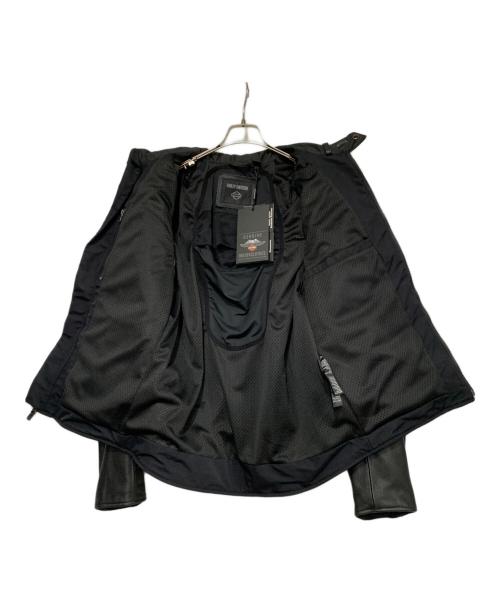 HARLEY-DAVIDSON（ハーレーダビッドソン）HARLEY-DAVIDSON (ハーレーダビッドソン) ウォータープルーフレザージャケット ブラック サイズ:Mの古着・服飾アイテム