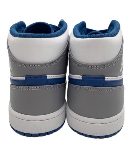 NIKE（ナイキ）NIKE (ナイキ) AIR JORDAN1 MID ホワイト×ブルー サイズ:26cm 未使用品の古着・服飾アイテム