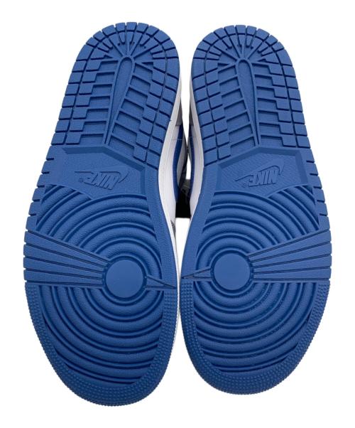 NIKE（ナイキ）NIKE (ナイキ) AIR JORDAN1 MID ホワイト×ブルー サイズ:26cm 未使用品の古着・服飾アイテム