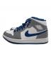 NIKE (ナイキ) AIR JORDAN1 MID ホワイト×ブルー サイズ:26cm 未使用品：17000円