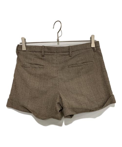 MIU MIU（ミュウミュウ）MIU MIU (ミュウミュウ) ショートパンツ ブラウン サイズ:SIZE38の古着・服飾アイテム
