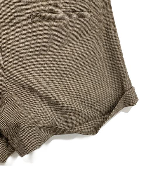 MIU MIU（ミュウミュウ）MIU MIU (ミュウミュウ) ショートパンツ ブラウン サイズ:SIZE38の古着・服飾アイテム