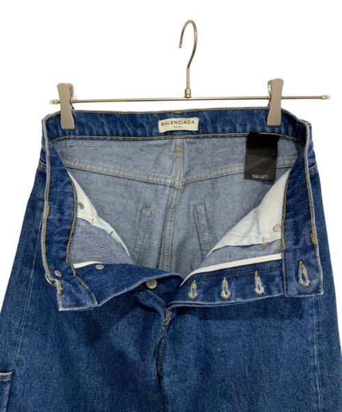 BALENCIAGA（バレンシアガ）BALENCIAGA (バレンシアガ) ボタンフライデニムカーゴパンツ インディゴ サイズ:SIZE38の古着・服飾アイテム