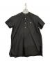 DANTON（ダントン）の古着「半袖バンドカラーチュニックシャツ」｜ブラック