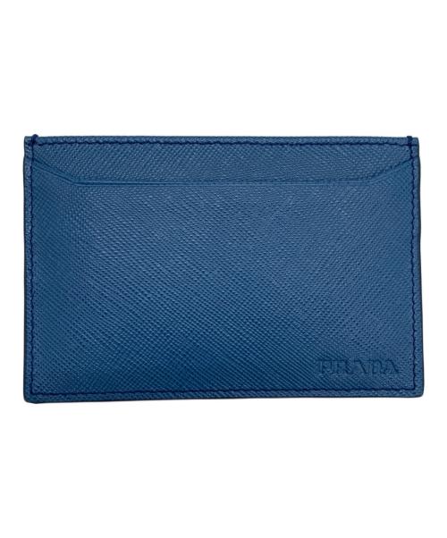 PRADA（プラダ）PRADA (プラダ) カードケース ブルーの古着・服飾アイテム