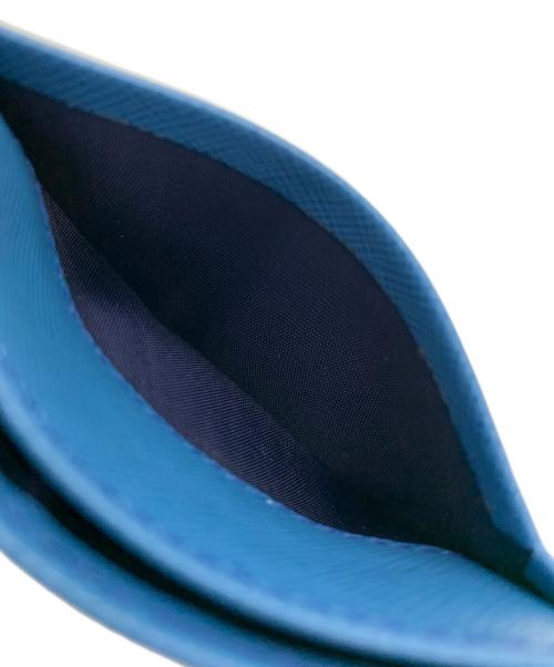 PRADA（プラダ）PRADA (プラダ) カードケース ブルーの古着・服飾アイテム