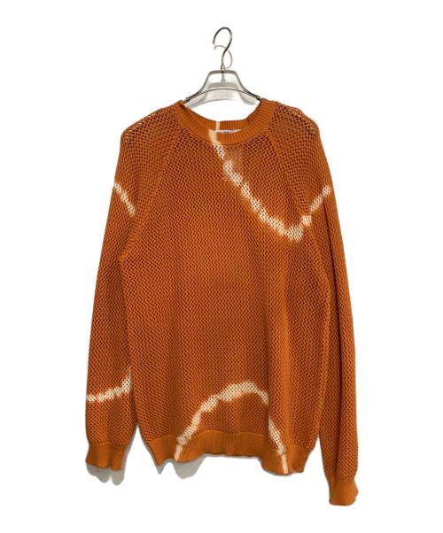 JOURNAL STANDARD relume（ジャーナルスタンダード レリューム）JOURNAL STANDARD relume (ジャーナルスタンダード レリューム) ループメッシュクルーネックニット オレンジ サイズ:Mの古着・服飾アイテム