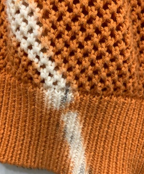 JOURNAL STANDARD relume（ジャーナルスタンダード レリューム）JOURNAL STANDARD relume (ジャーナルスタンダード レリューム) ループメッシュクルーネックニット オレンジ サイズ:Mの古着・服飾アイテム