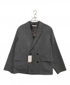 JOURNAL STANDARD relumeジャーナルスタンダード レリューム）の古着「TECH MELANGE WASHABLE とろみジャケット」｜グレー