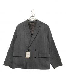 JOURNAL STANDARD relume（ジャーナルスタンダード レリューム）の古着「TECH MELANGE WASHABLE とろみジャケット」｜グレー