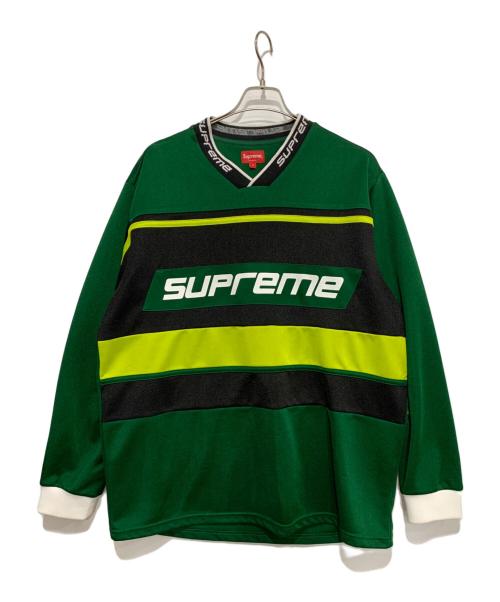 SUPREME（シュプリーム）Supreme (シュプリーム) Warm Up Hockey Jersey グリーン サイズ:Lの古着・服飾アイテム