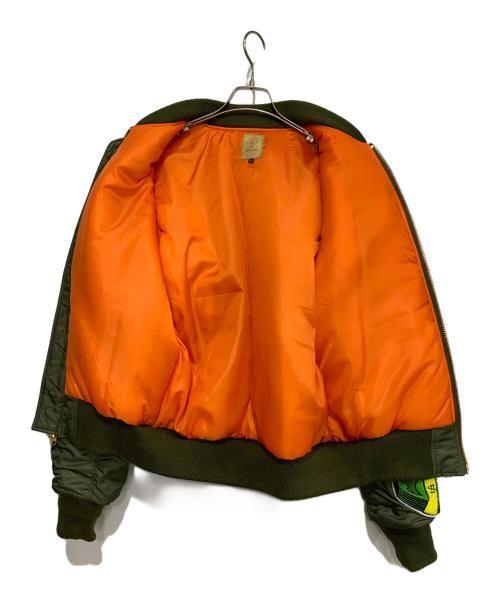 JOYRICH（ジョイリッチ）JOYRICH (ジョイリッチ) RICHIE RICH (リッチー・リッチ) フライトジャケット オリーブ サイズ:XLの古着・服飾アイテム