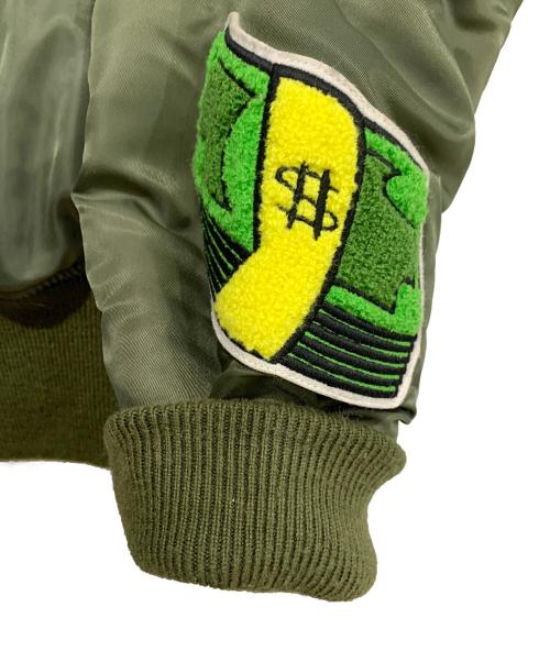 JOYRICH（ジョイリッチ）JOYRICH (ジョイリッチ) RICHIE RICH (リッチー・リッチ) フライトジャケット オリーブ サイズ:XLの古着・服飾アイテム