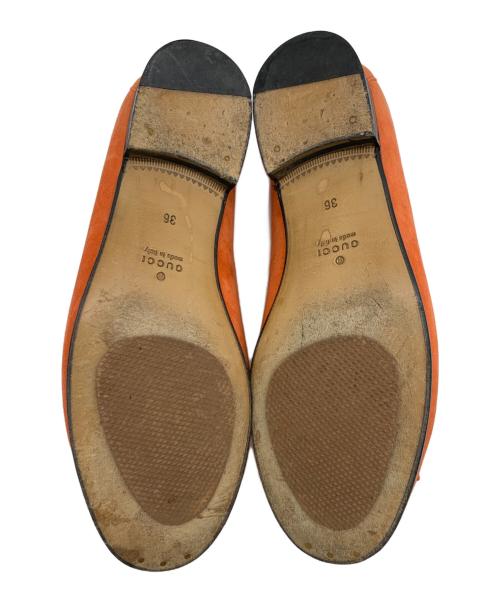 GUCCI（グッチ）GUCCI (グッチ) スウェードビットローファー オレンジ サイズ:SIZE36の古着・服飾アイテム