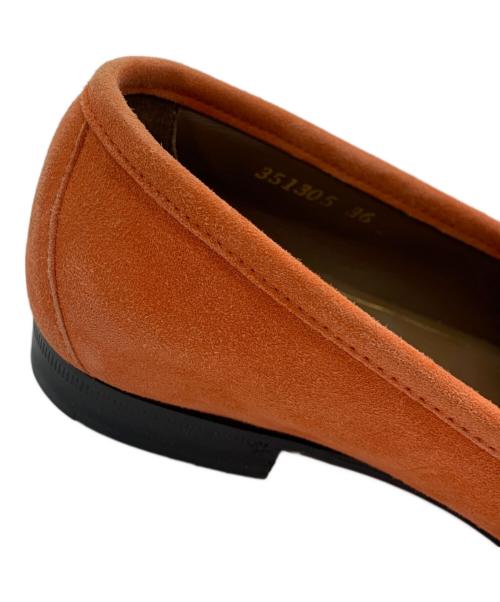 GUCCI（グッチ）GUCCI (グッチ) スウェードビットローファー オレンジ サイズ:SIZE36の古着・服飾アイテム