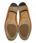 中古・古着 GUCCI (グッチ) スウェードビットローファー オレンジ サイズ:SIZE36：13000円