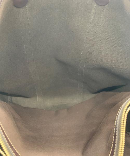 GUCCI（グッチ）GUCCI (グッチ) トートバッグ ダークブラウン×ベージュの古着・服飾アイテム