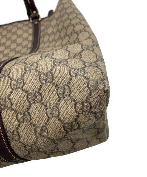 GUCCI（グッチ）GUCCI (グッチ) トートバッグ ダークブラウン×ベージュの古着・服飾アイテム