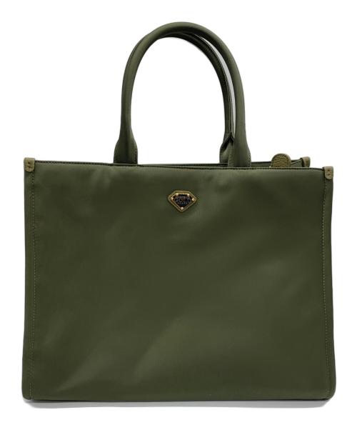 COCOCELUX GOLD（ココセリュックスゴールド）COCOCELUX GOLD (ココセリュックスゴールド) 2WAYトートバッグ グリーンの古着・服飾アイテム