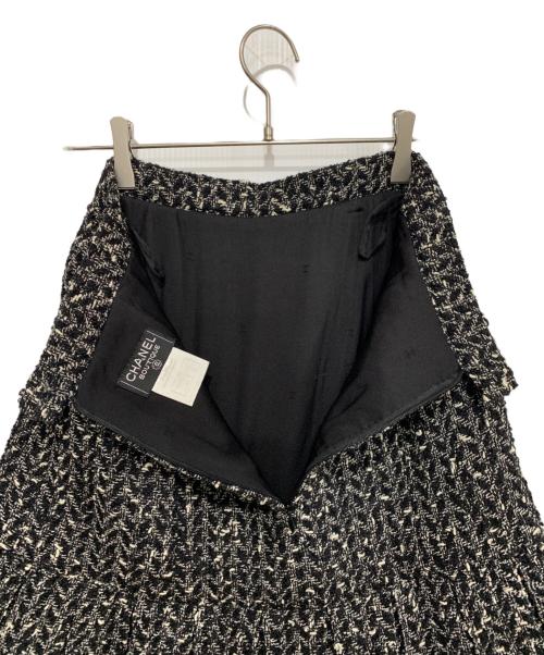 CHANEL（シャネル）CHANEL (シャネル) ミニスカート ブラック サイズ:SIZE40の古着・服飾アイテム