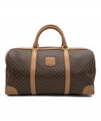 CELINEセリーヌ）の古着「マカダム柄ボストンバッグ」｜ブラウン