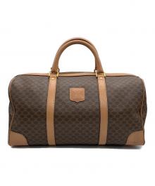 CELINE（セリーヌ）の古着「マカダム柄ボストンバッグ」｜ブラウン