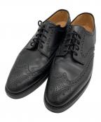 Crockett & Jonesクロケット＆ジョーンズ）の古着「ウィングチップシューズ」｜ブラック