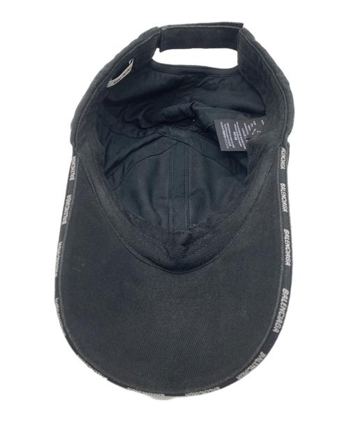 BALENCIAGA（バレンシアガ）BALENCIAGA (バレンシアガ) キャップ ブラック サイズ:SIZE Lの古着・服飾アイテム