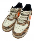 NIKEナイキ）の古着「AIR FORCE 1 '07 PRM」｜ホワイト×オレンジ