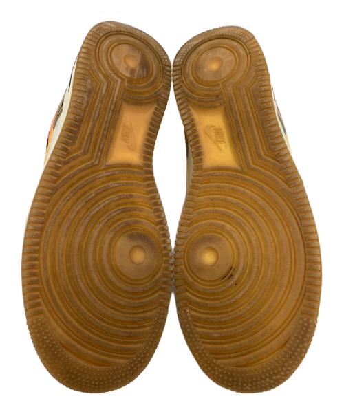 NIKE（ナイキ）NIKE (ナイキ) AIR FORCE 1 '07 PRM ホワイト×オレンジ サイズ:27cmの古着・服飾アイテム