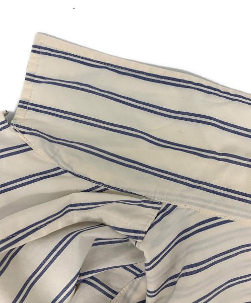STEVEN ALAN（スティーブンアラン）STEVEN ALAN (スティーブンアラン) ストライプシャツ ベージュ サイズ:Lの古着・服飾アイテム