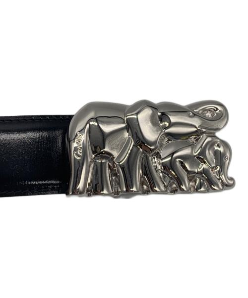 Cartier（カルティエ）Cartier (カルティエ) レザーベルト シルバーバックルの古着・服飾アイテム