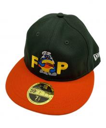 New Era×SHINKNOWNSUKE（ニューエラ×シンノスケ）の古着「キャップ」｜グリーン×オレンジ