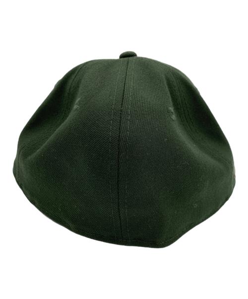 New Era（ニューエラ）New Era (ニューエラ) SHINKNOWNSUKE キャップ グリーン×オレンジの古着・服飾アイテム