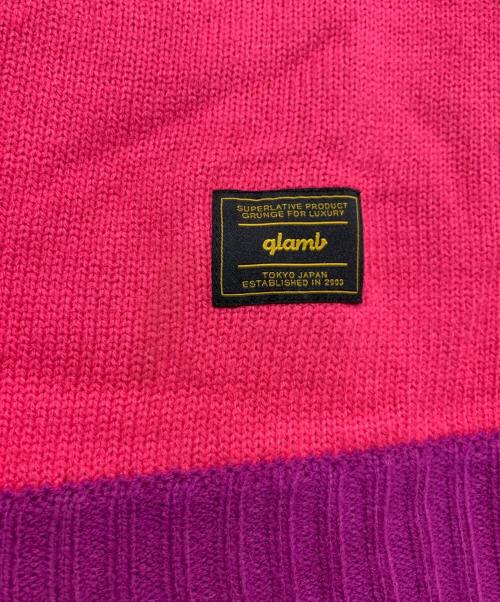 glamb（グラム）glamb (グラム) ジョジョの奇妙な冒険 (ジョジョノキミョウナボウケン) ニット ピンク サイズ:SIZEの古着・服飾アイテム