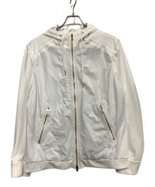 EMMETI（エンメティ）の古着「ライダースジャケット」｜ホワイト
