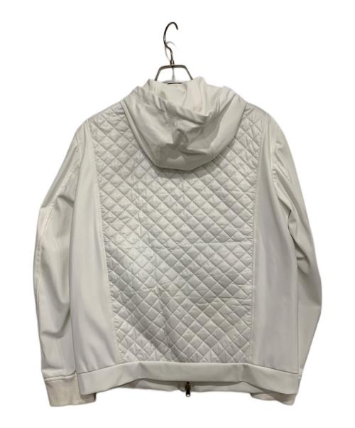 EMMETI（エンメティ）EMMETI (エンメティ) ライダースジャケット ホワイト サイズ:SIZE52の古着・服飾アイテム