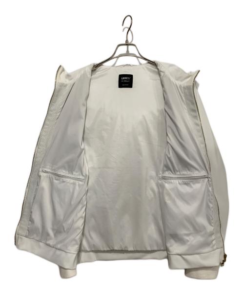 EMMETI（エンメティ）EMMETI (エンメティ) ライダースジャケット ホワイト サイズ:SIZE52の古着・服飾アイテム