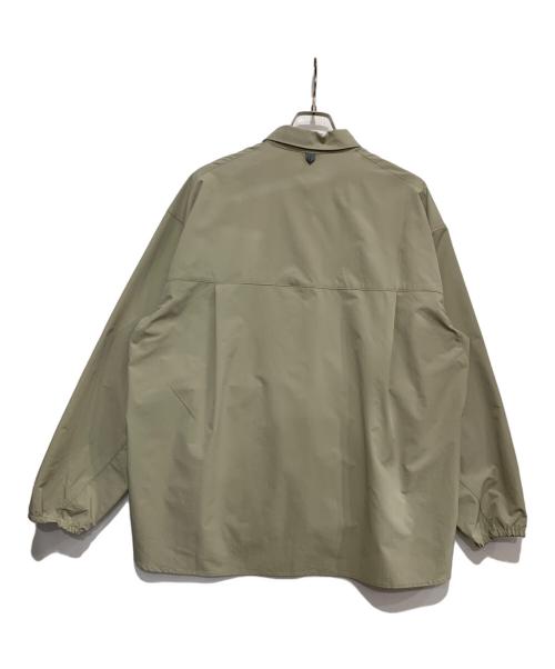 NEW BALANCE（ニューバランス）NEW BALANCE (ニューバランス) オーバーサイズシャツ ベージュ サイズ:Lの古着・服飾アイテム