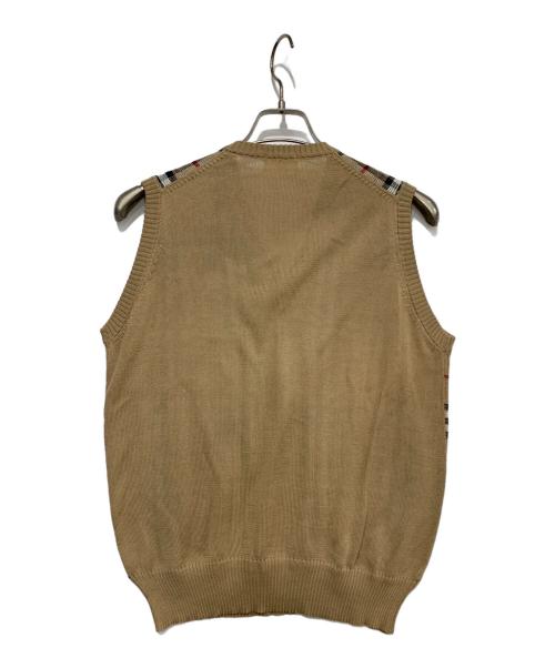 Burberry's（バーバリーズ）Burberry's (バーバリーズ) ニットベスト ブラウン サイズ:Lの古着・服飾アイテム