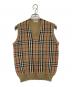 Burberry's（バーバリーズ）の古着「ニットベスト」｜ブラウン