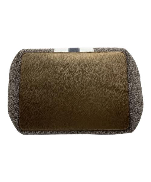 A.D.M.J.（エーディーエムジェイ）A.D.M.J. (エーディーエムジェイ) イタリアンファブリック 復刻トートバッグ グレー×ブルーの古着・服飾アイテム