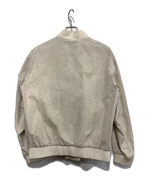 HEVO（イーヴォ）HEVO (イーヴォ) リネンジップブルゾン ベージュ サイズ:SIZE48の古着・服飾アイテム