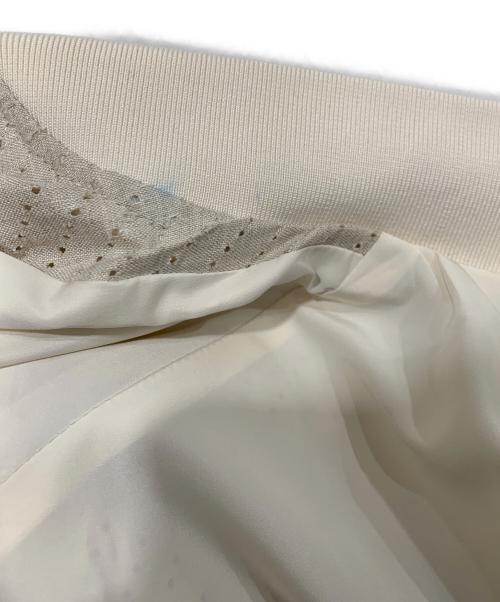 HEVO（イーヴォ）HEVO (イーヴォ) リネンジップブルゾン ベージュ サイズ:SIZE48の古着・服飾アイテム