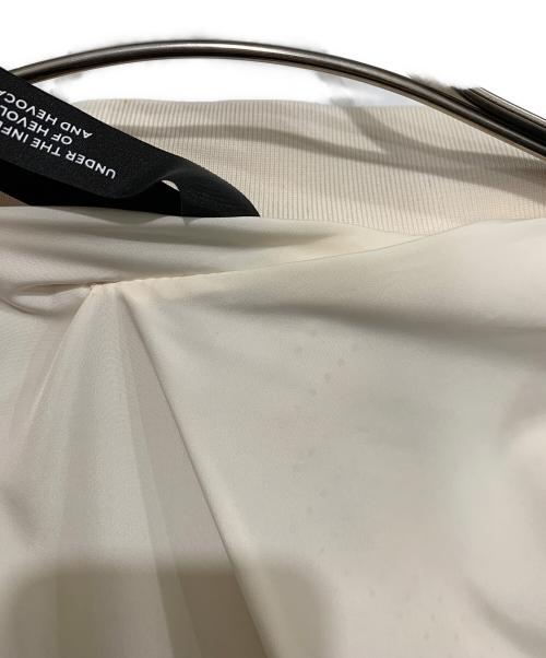 HEVO（イーヴォ）HEVO (イーヴォ) リネンジップブルゾン ベージュ サイズ:SIZE48の古着・服飾アイテム