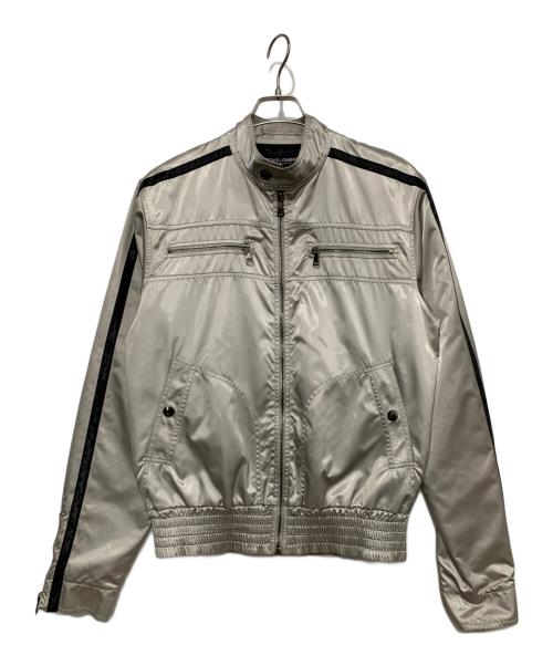 DOLCE & GABBANA（ドルチェ＆ガッバーナ）DOLCE & GABBANA (ドルチェ＆ガッバーナ) ナイロンジャケット グレー サイズ:SIZE46の古着・服飾アイテム