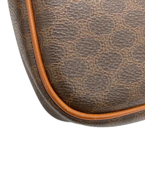 CELINE（セリーヌ）CELINE (セリーヌ) マカダム柄ショルダーバッグ ブラウンの古着・服飾アイテム