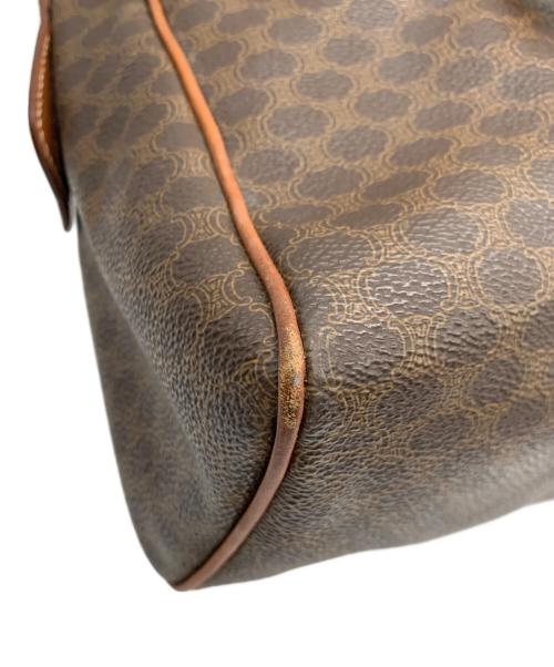 CELINE（セリーヌ）CELINE (セリーヌ) マカダム柄ボストンバッグ ブラウンの古着・服飾アイテム
